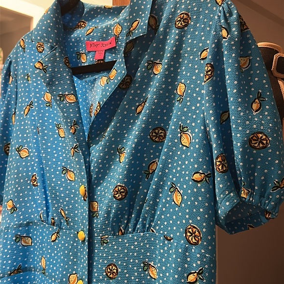 Betsy Johnson Lovely Lemon Dress - Size 12 - Picture 11 of 12